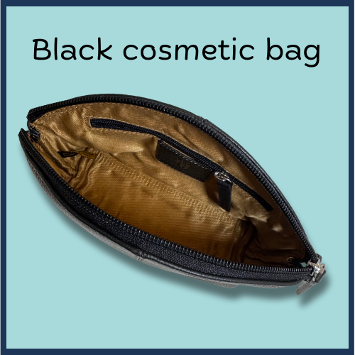 One-of-a-Kind Hand painted Leather Cosmetic case of your pet