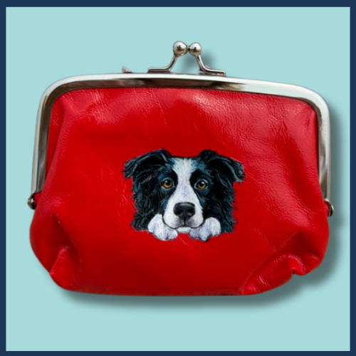 Ready to Adopt Border Collie Purse