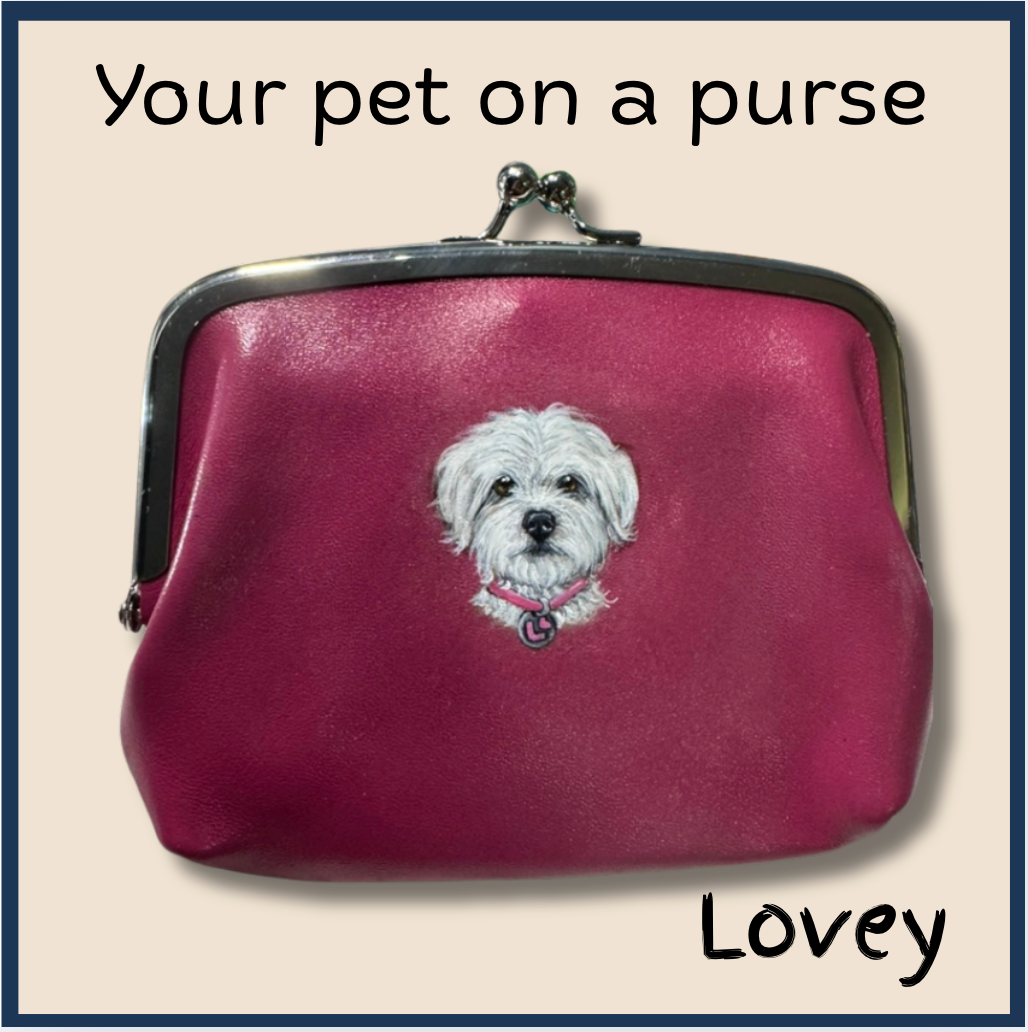 Hand-Painted Pet Purse – Made to Order