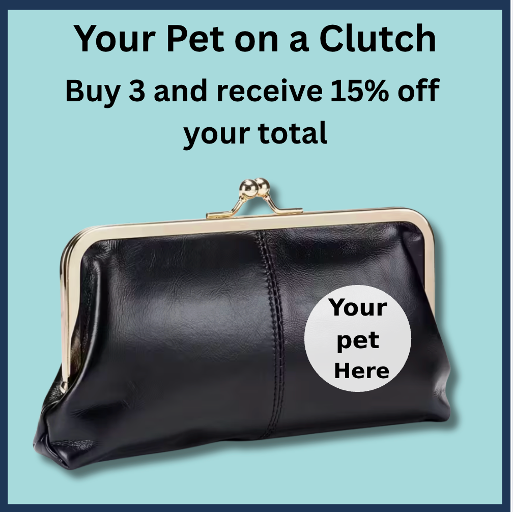 Can’t pick just one (or two)? Order three custom purses and get 15% off — because every pet deserves a spotlight!